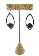 Load image into Gallery viewer, Rock in Leaf Earrings