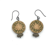 Load image into Gallery viewer, Wood & Rock Earrings
