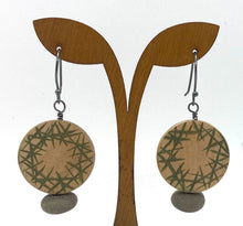 Load image into Gallery viewer, Wood & Rock Earrings