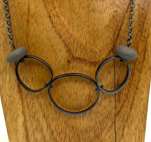 Load image into Gallery viewer, 3 Oval Rock Necklace