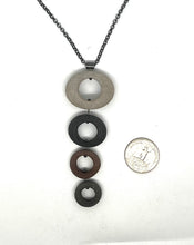 Load image into Gallery viewer, 4 Circle Rock Necklace