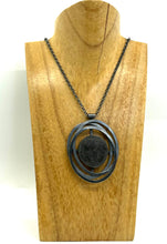 Load image into Gallery viewer, Layered Ovals Rock Necklace