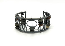 Load image into Gallery viewer, Rocks and ovals cuff bracelet
