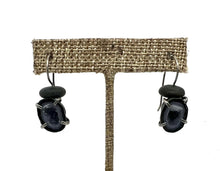 Load image into Gallery viewer, Geode Earrings with Rock