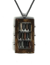 Load image into Gallery viewer, Wood Abacus Frame Necklace