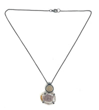 Load image into Gallery viewer, Rock and Geode necklace