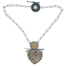 Load image into Gallery viewer, Rock and Petoskey Stone Necklace