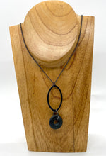 Load image into Gallery viewer, Leaf with Rock Necklace
