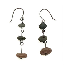 Load image into Gallery viewer, Separated Stack Rock Earrings
