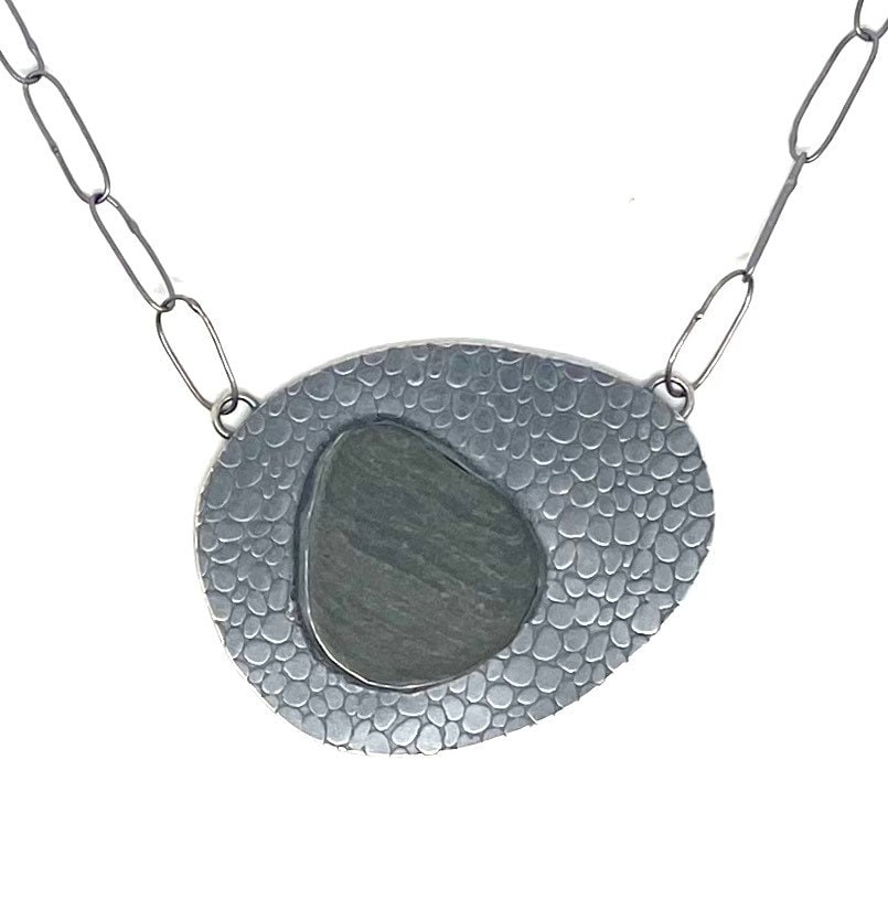 Patterned Rock Necklace