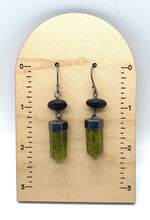 Load image into Gallery viewer, Rock and Lichen Hexagon Earrings
