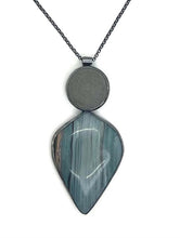 Load image into Gallery viewer, Rock and Ocean Jasper Bezel Set Necklace
