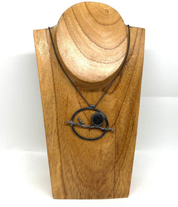 Rock Oval Stick Necklace