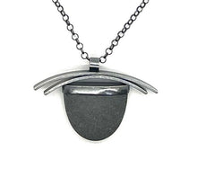 Load image into Gallery viewer, Curved Stick and Stone Necklace
