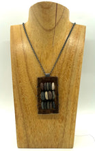Load image into Gallery viewer, Wood Abacus Frame Necklace

