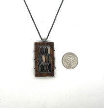 Load image into Gallery viewer, Wood Abacus Frame Necklace
