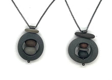 Load image into Gallery viewer, Small 1 Hole Rock in Rock Necklace

