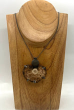 Load image into Gallery viewer, Rock and Burl Wood necklace

