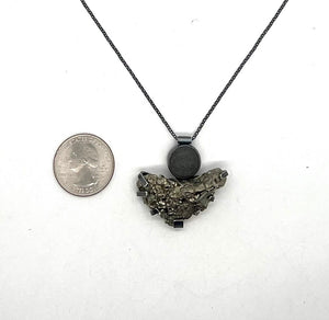 Rock and Pyrite Necklace