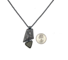 Load image into Gallery viewer, Rock and Fordite necklace
