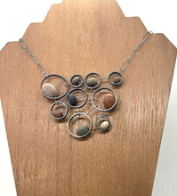 Load image into Gallery viewer, Circle Cluster Rock Necklace
