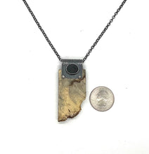 Load image into Gallery viewer, Rock Bail and Buckeye Wood necklace
