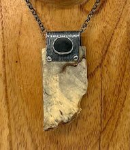 Load image into Gallery viewer, Rock Bail and Buckeye Wood necklace
