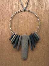 Load image into Gallery viewer, Stick Rocks Circle Necklace
