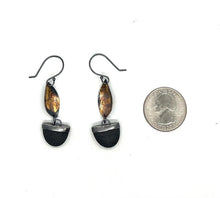 Load image into Gallery viewer, Leaf and Rock Earrings
