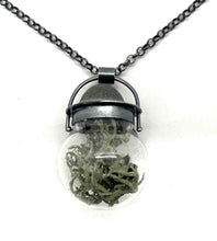 Load image into Gallery viewer, Rock and Lichen Ball Necklace
