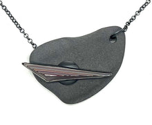 Load image into Gallery viewer, Toggle Rock and Fordite Necklace
