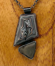 Load image into Gallery viewer, Rock and Fordite necklace
