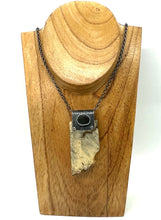 Load image into Gallery viewer, Rock Bail and Buckeye Wood necklace
