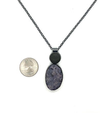 Load image into Gallery viewer, Rock and Grape Agate Bezel Set Necklace
