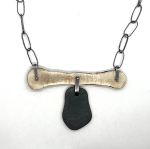 Rock and Antler necklace