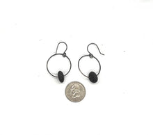 Load image into Gallery viewer, Hoop Rock Earrings
