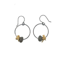 Load image into Gallery viewer, Rock and Bone Hoop Earrings

