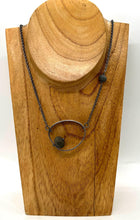 Load image into Gallery viewer, Offset Oval Rock Necklace
