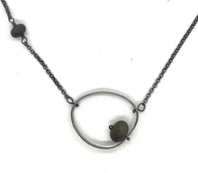 Load image into Gallery viewer, Offset Oval Rock Necklace
