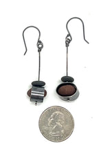 Load image into Gallery viewer, Oval Stick Rock Earrings
