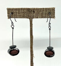 Load image into Gallery viewer, Oval Stick Rock Earrings
