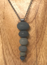 Load image into Gallery viewer, Big Stacked Rock Necklace
