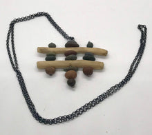 Load image into Gallery viewer, Driftwood and Rock Sculpture Necklace
