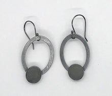 Load image into Gallery viewer, Open Circle Rock Earrings
