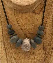 Load image into Gallery viewer, Rock and Leather Necklace

