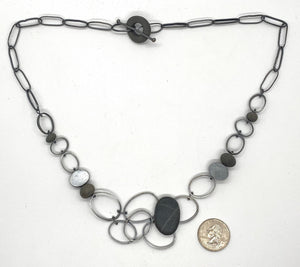 Ovals and Rock Necklace