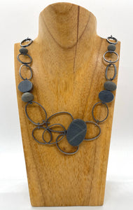 Ovals and Rock Necklace
