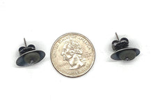 Load image into Gallery viewer, Rock domed Oval Post Earrings
