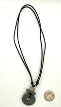 Load image into Gallery viewer, Rock and Leather Necklace
