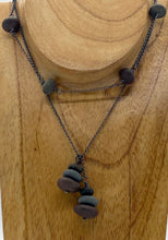 Load image into Gallery viewer, Long Stacked Rocks Lariat
